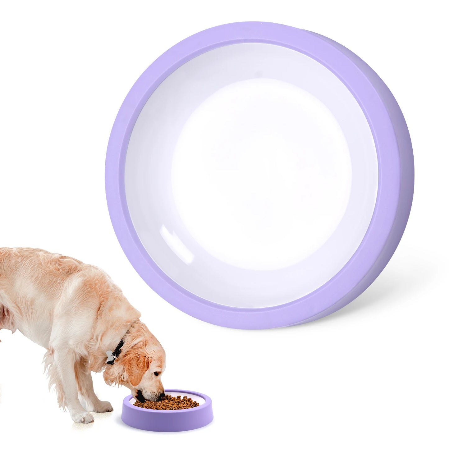 Slow Feeder Dog Bowl Non Slip AntiGulping Eco Pet Dish