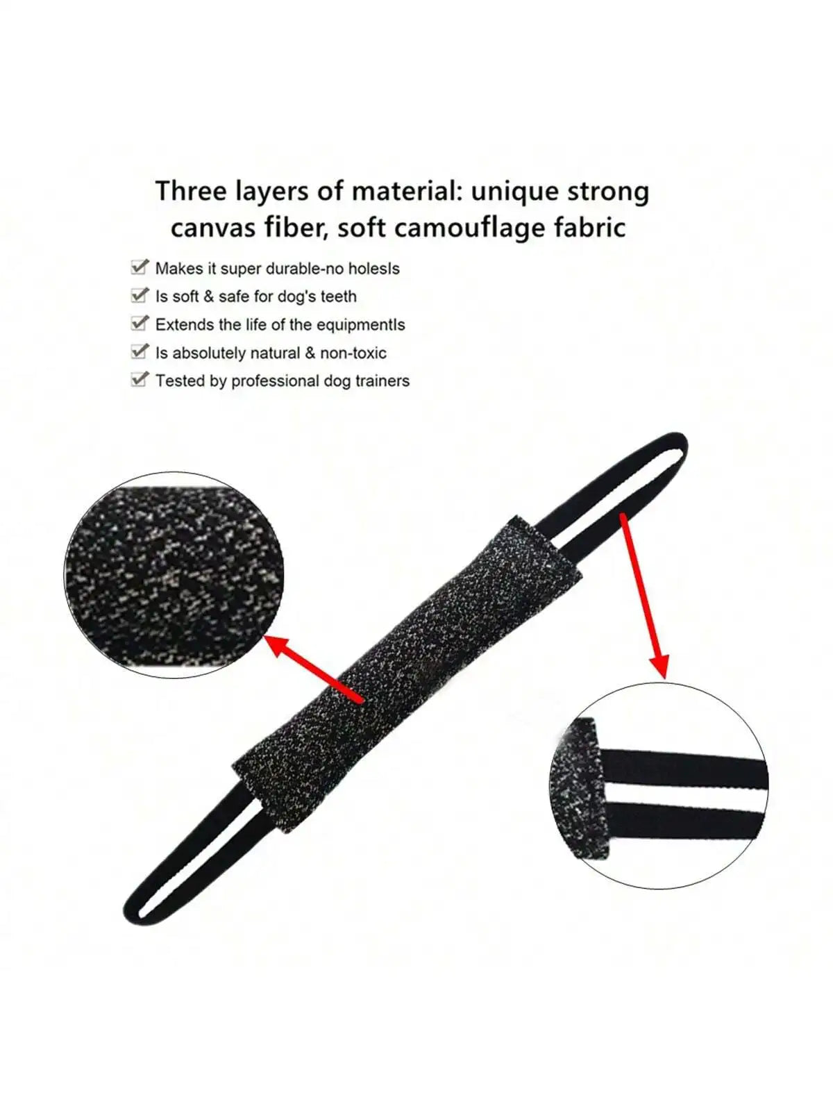 1pc Dog Bite Stick Enhances Effective Training- Comfortable Handle for Interactive Play, Grinding Teeth, and Chew Training Dog Toys for Large Dogs Dog Toys Dog Pet Toys