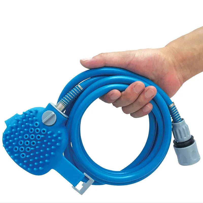 Pet Dog Bath Head Puppy Grooming Washing Sprayer Extra Long Tube Massage Shower Tool Large Dog Cleaning Brush Pet Supplies dog shampoo dog pool dog bath hunde zubehör dog shampoo bañera para perros