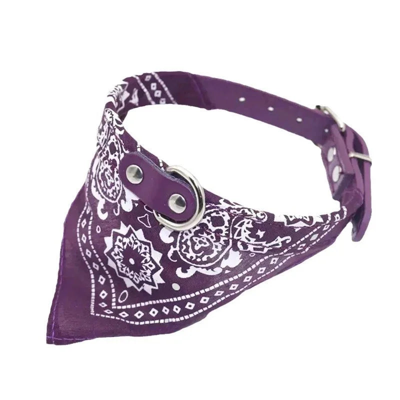 Cute Adjustable Dog Bandana Collar Puppy Cat Pet Neckerchief Neck Scarf Ties