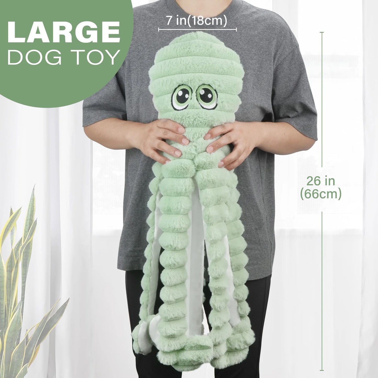 Durable Grinding Teeth Squeaky Plush Interactive Dog Toy