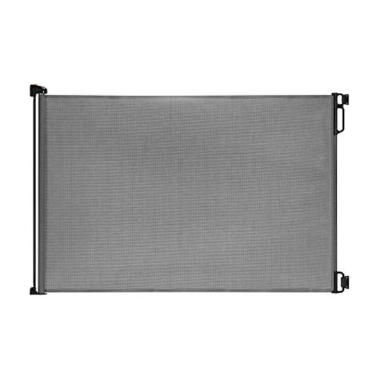 Extra Wide and Extra Tall Retractable Baby Gate Extends up to 71" Wide, 39.3" 100cm Tall, Grey/Pet Retractable Gates for Stairs