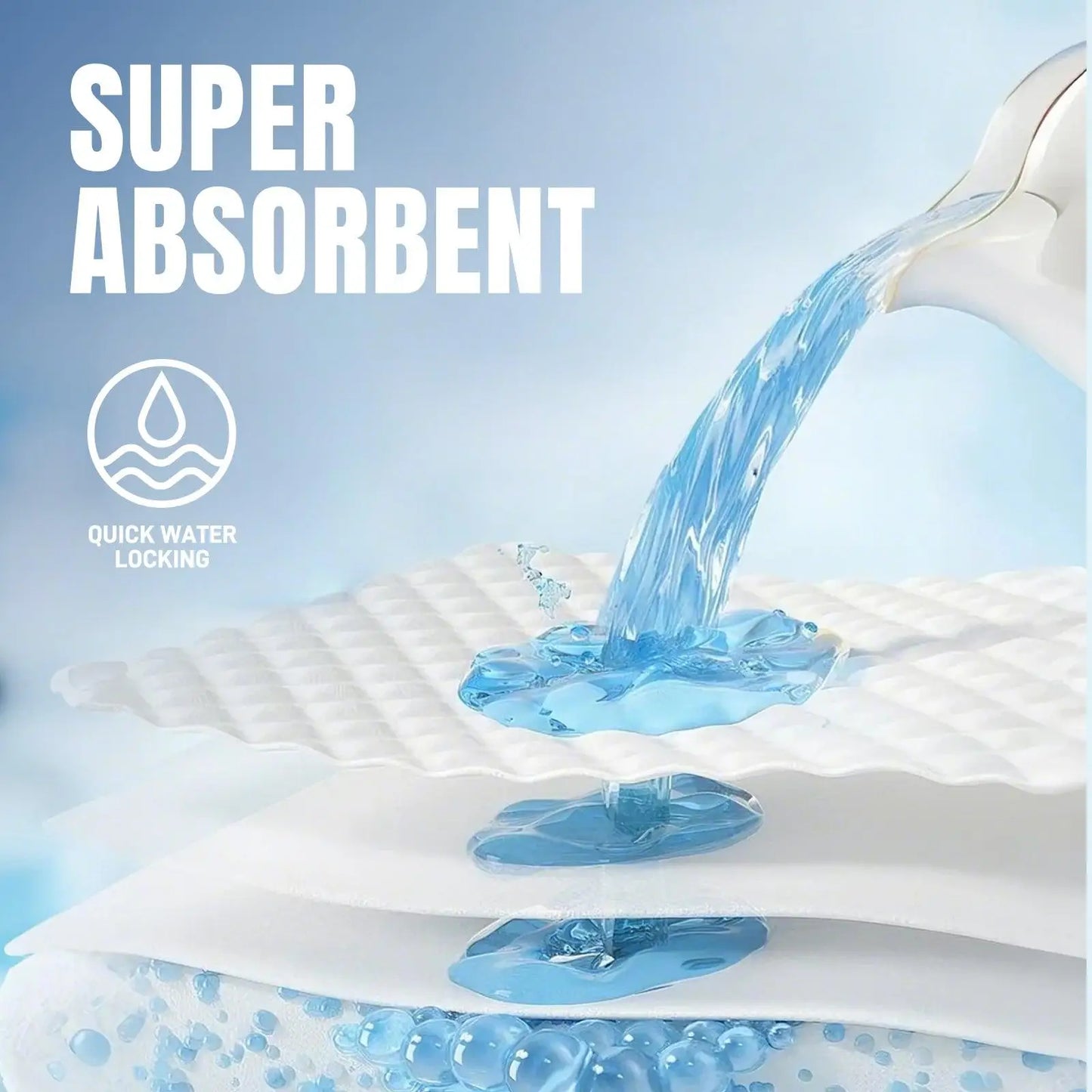 Super Absorbent Dog Pee Pads Disposable Puppy Training Pads Multi Size Leak-Proof Pet Potty Mat Quick-Dry Cat Dog Diaper Indoor Pet Urine Mat Toilet Supplies