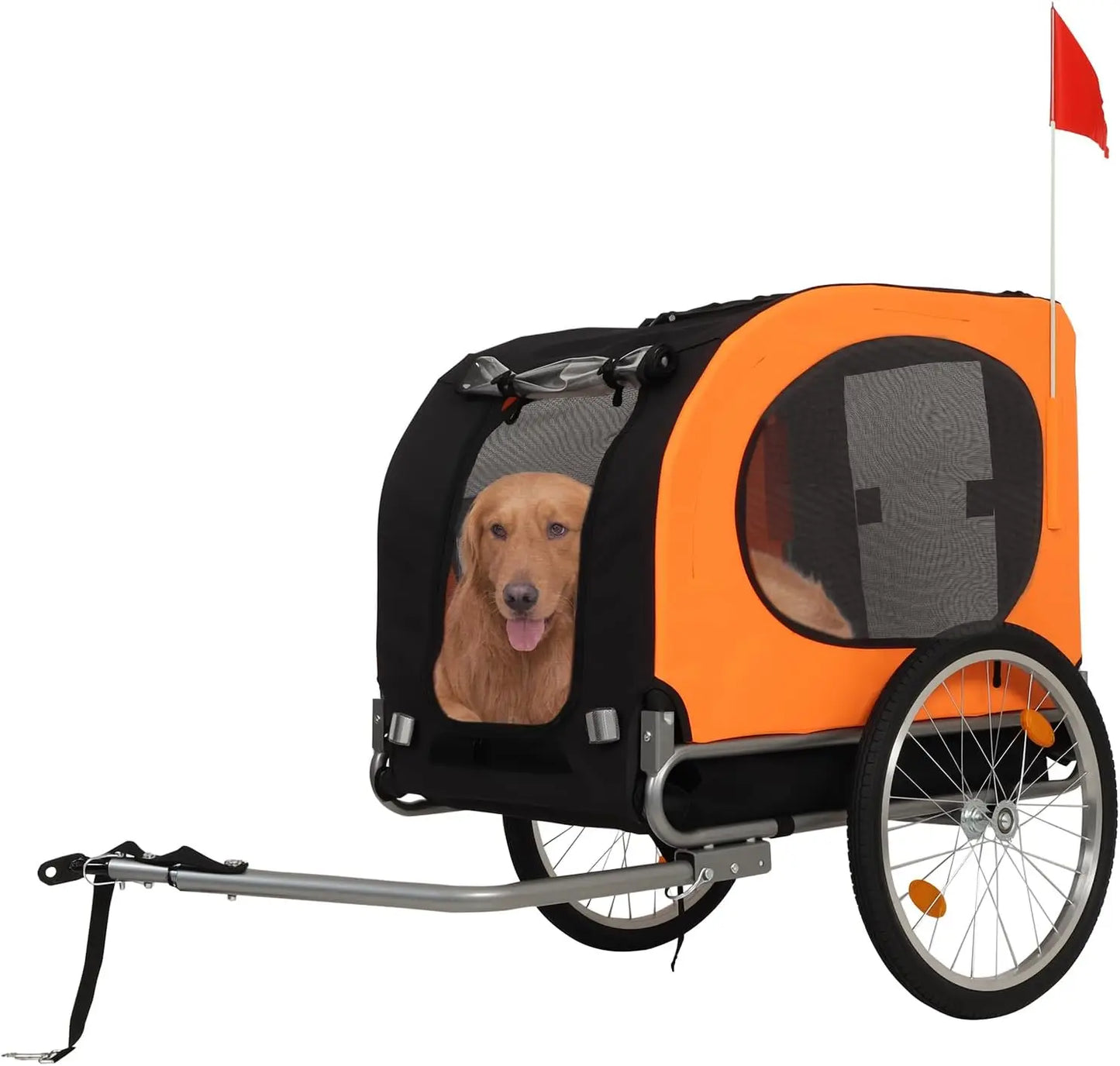 TWISTER.CK Dog Bike Trailer Foldable Quick Release Wheels