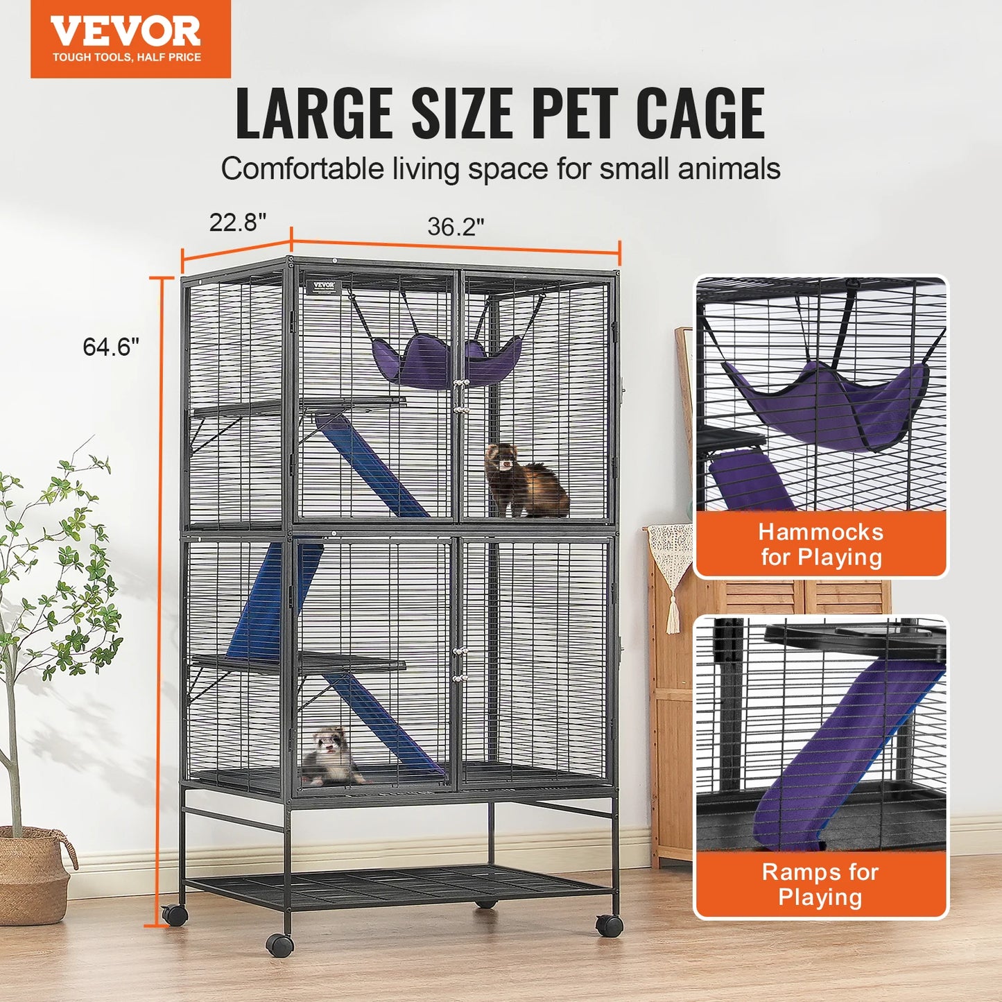 Ferret Cage 4 Tier Critter Nation Style Small Animal Cage
