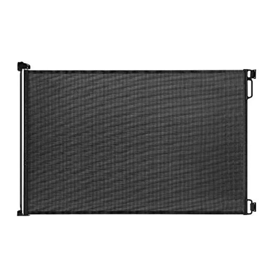 Extra Wide and Extra Tall Retractable Baby Gate Extends up to 71" Wide, 39.3" 100cm Tall, Grey/Pet Retractable Gates for Stairs