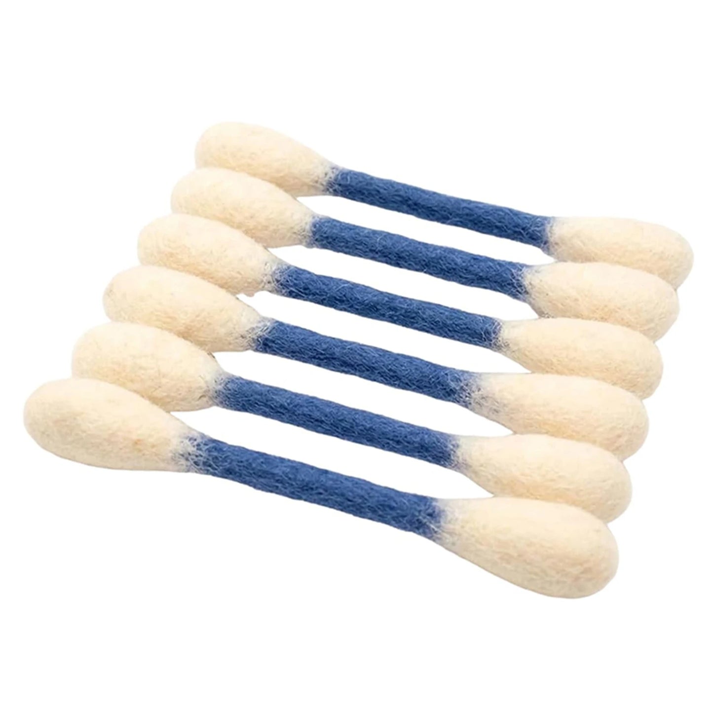 Cotton Swab Shaped Catnip Toy Six Pack Felt Kitty Chew
