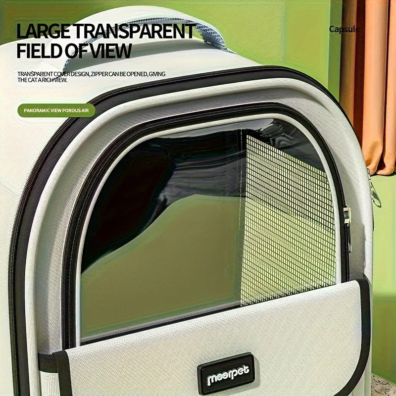 Kemorela Breathable Mesh Pet Carrier Backpack For Dogs And Cats