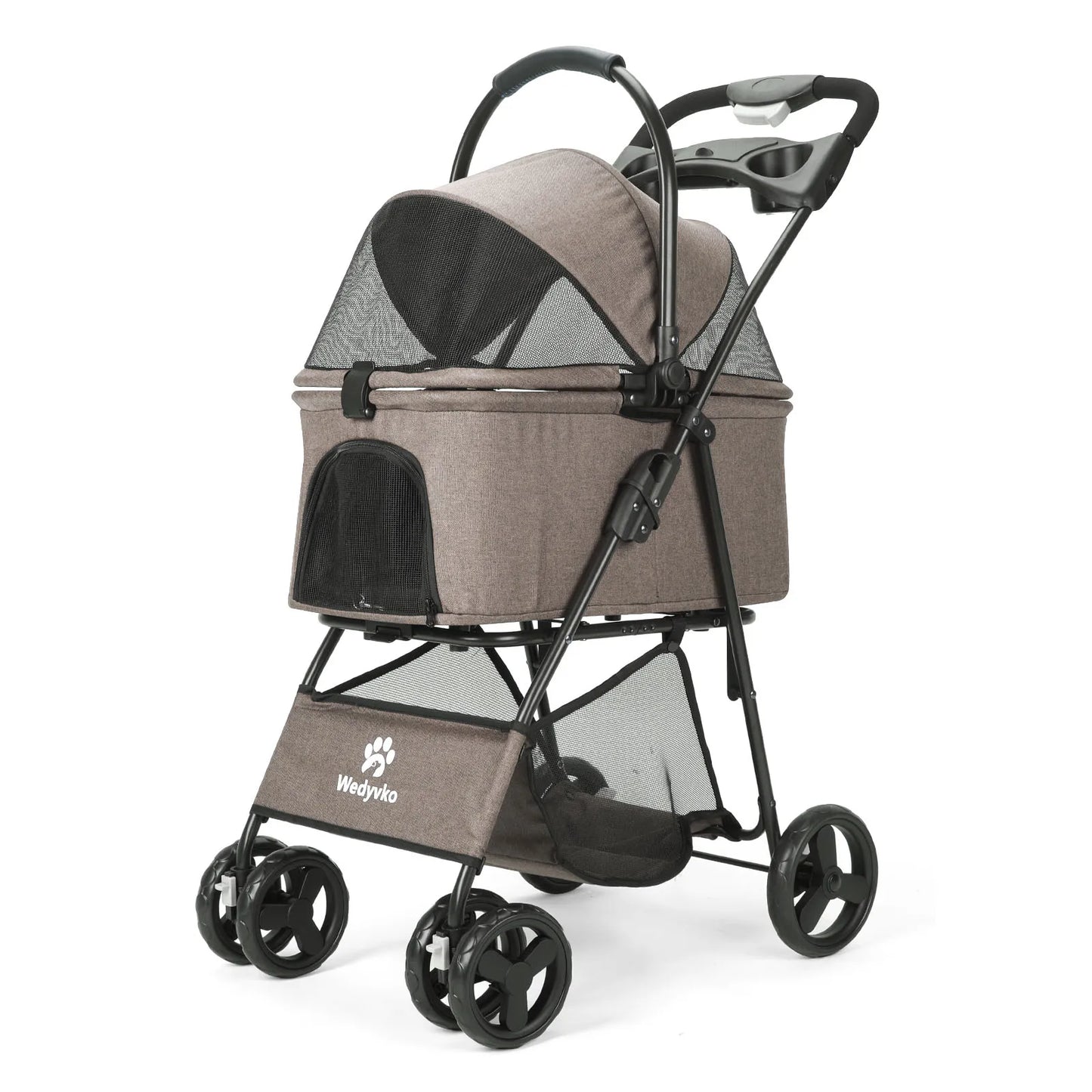 3 In 1 Pet Stroller With Removable Carrier For Pets