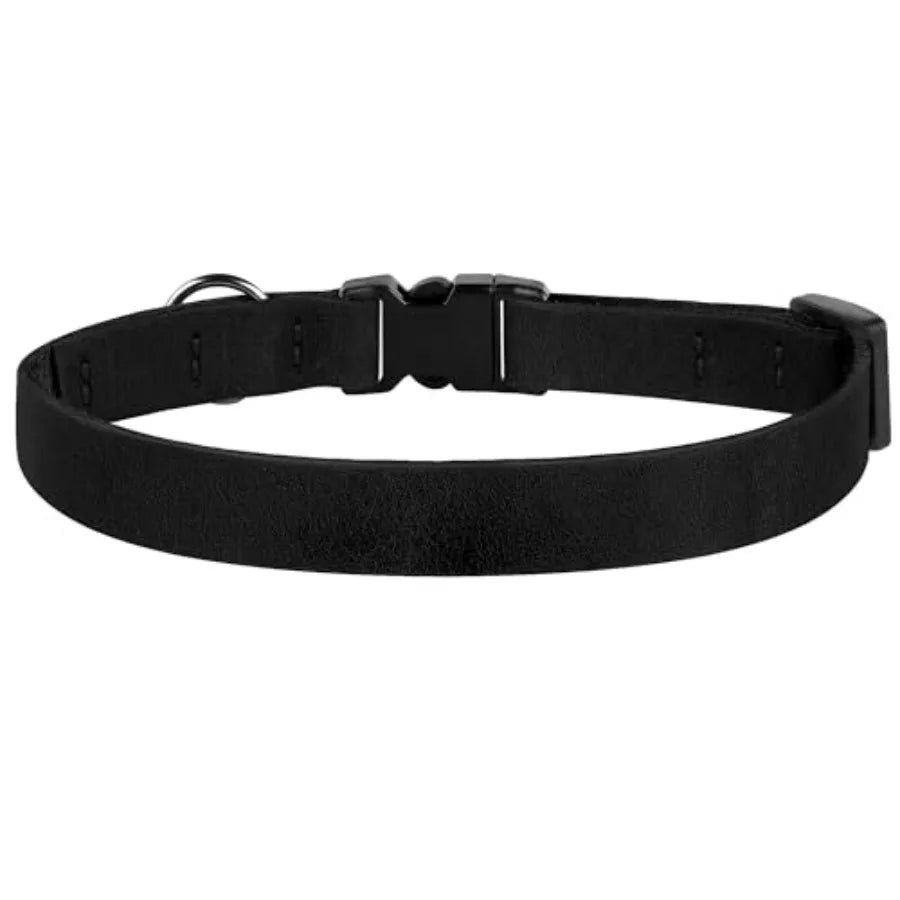 Breakaway Cat Collar Leather with Removable Bell - 13 Colors Available - Soft Adjustable Girl Boy Safety Lightweight Pet Kitten