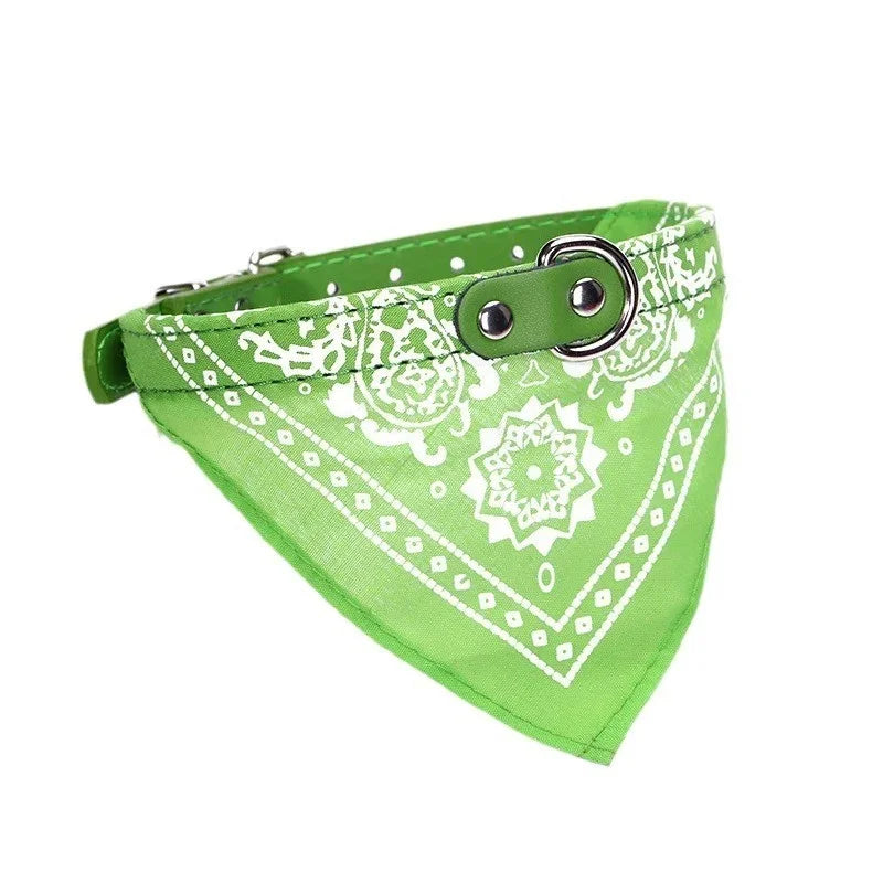 Cute Adjustable Dog Bandana Collar Puppy Cat Pet Neckerchief Neck Scarf Ties