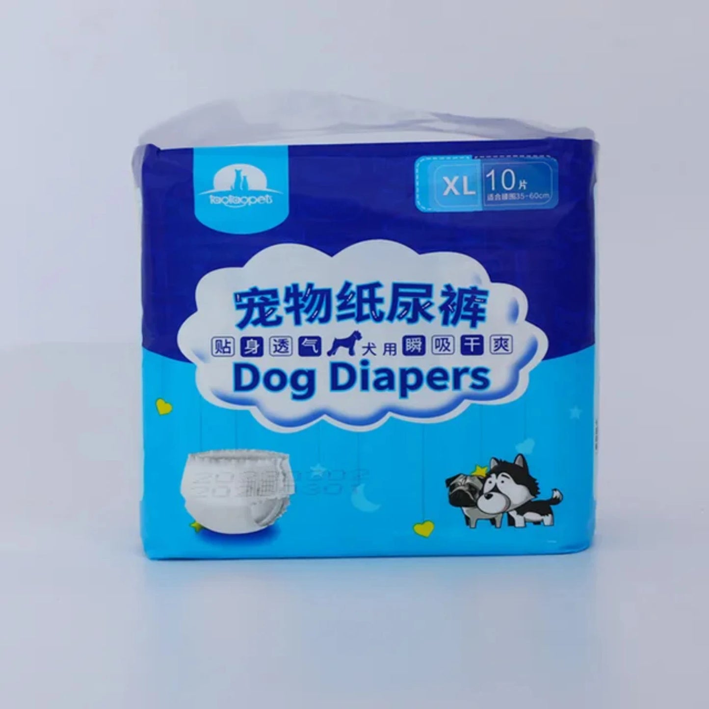 10PCS Disposable Dog Diapers Female Male Super Absorption Physiological Cat Pet Leakproof Nappies Pants Breathable Puppy Short