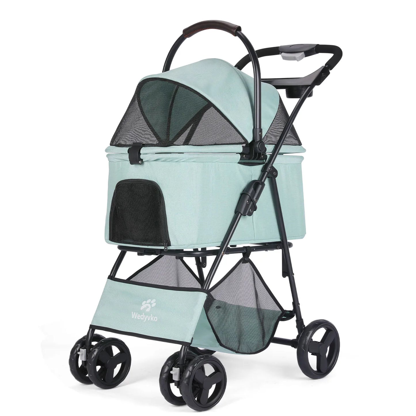 3 In 1 Pet Stroller With Removable Carrier For Pets