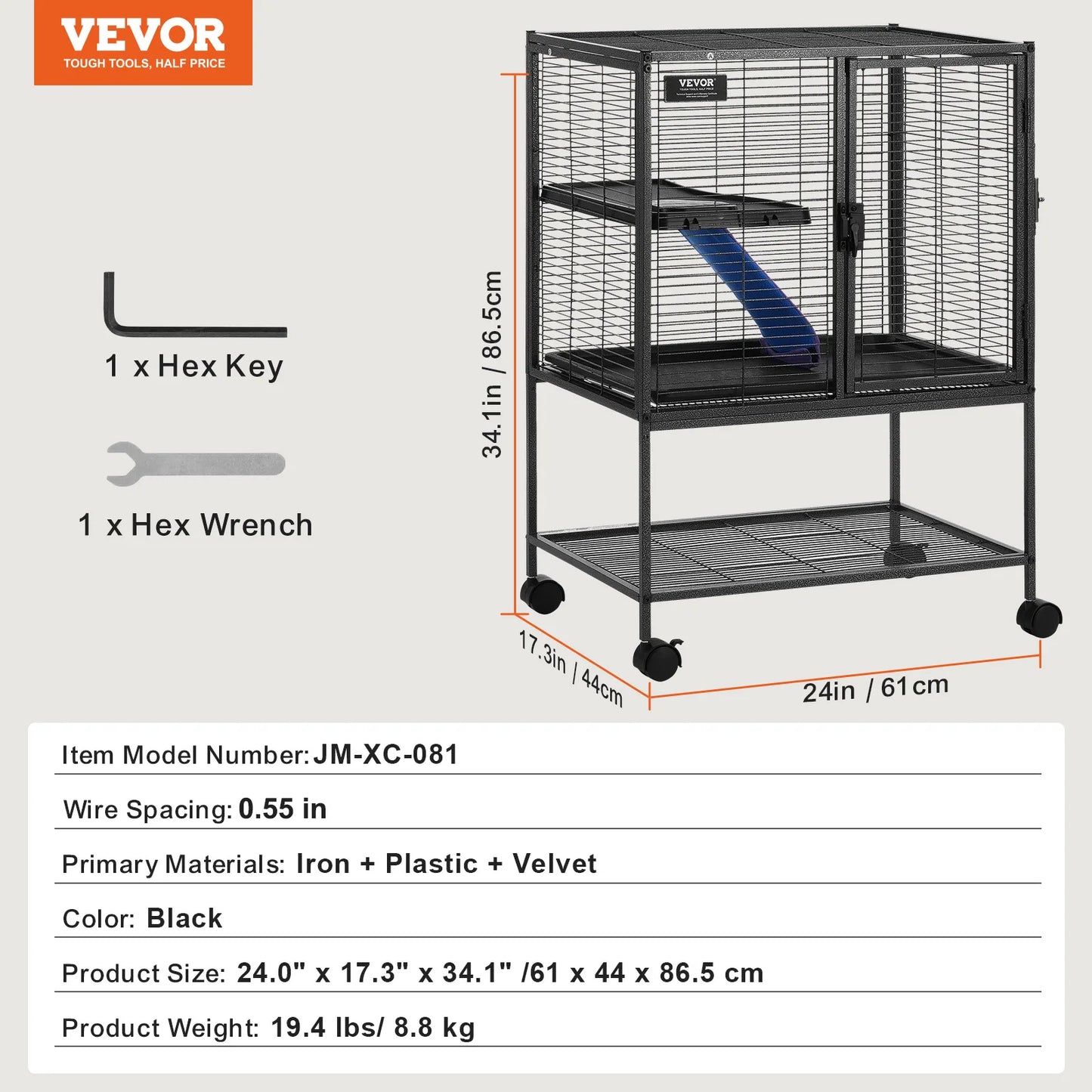Ferret Cage 4 Tier Critter Nation Style Small Animal Cage
