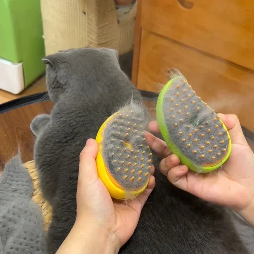 Cat Dog Steamy Brush Steam Brush Electric Sprayer for Massage Pet Grooming Tool Shedding 3 in 1 Electric Sprays Massage Combs Cat Accessories Pet Pets Bolsa De Baño Para Gato Peigne Chien Cat Supplies