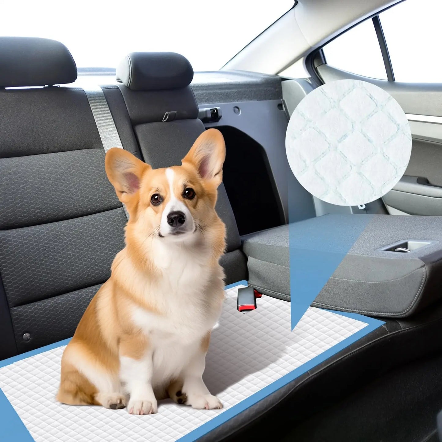 Super Absorbent Dog Pee Pads Disposable Puppy Training Pads Multi Size Leak-Proof Pet Potty Mat Quick-Dry Cat Dog Diaper Indoor Pet Urine Mat Toilet Supplies