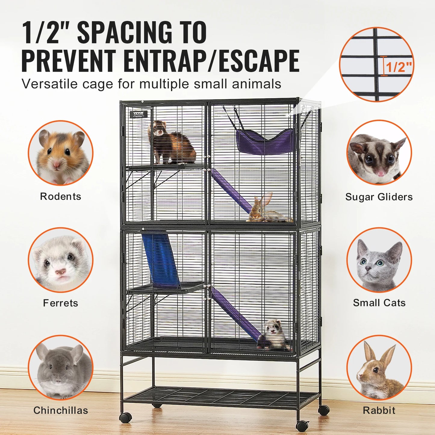 Ferret Cage 4 Tier Critter Nation Style Small Animal Cage