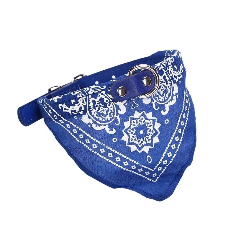 Cute Adjustable Dog Bandana Collar Puppy Cat Pet Neckerchief Neck Scarf Ties