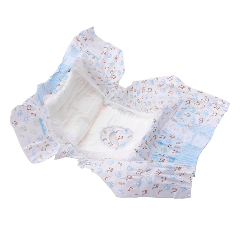 10/12PCS/pack Super Absorption Physiological Pants Dog Diapers For Dogs Pet Female/Male Dog Disposable Leakproof Nappies Puppy