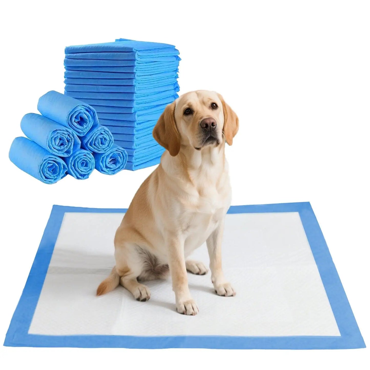 Super Absorbent Dog Pee Pads Disposable Puppy Training Pads Multi Size Leak-Proof Pet Potty Mat Quick-Dry Cat Dog Diaper Indoor Pet Urine Mat Toilet Supplies