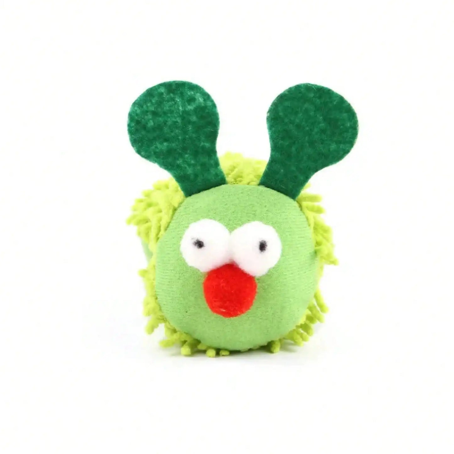 Caterpillar Cat Chew Toy With Catnip And Silvervine