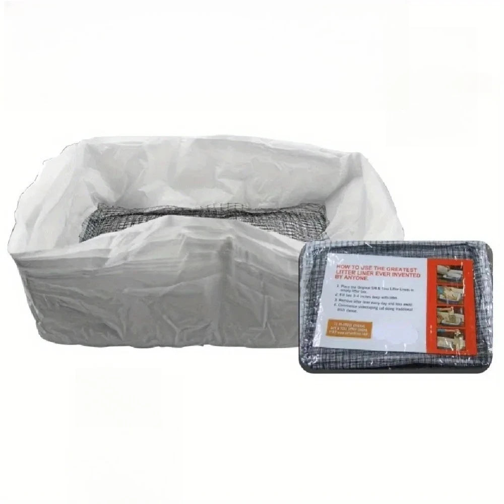 10pcs Washable Cat Litter Filters - Easy to Use, Recyclable, Excellent Workmanship, Designed for Pet Litter Box Liners