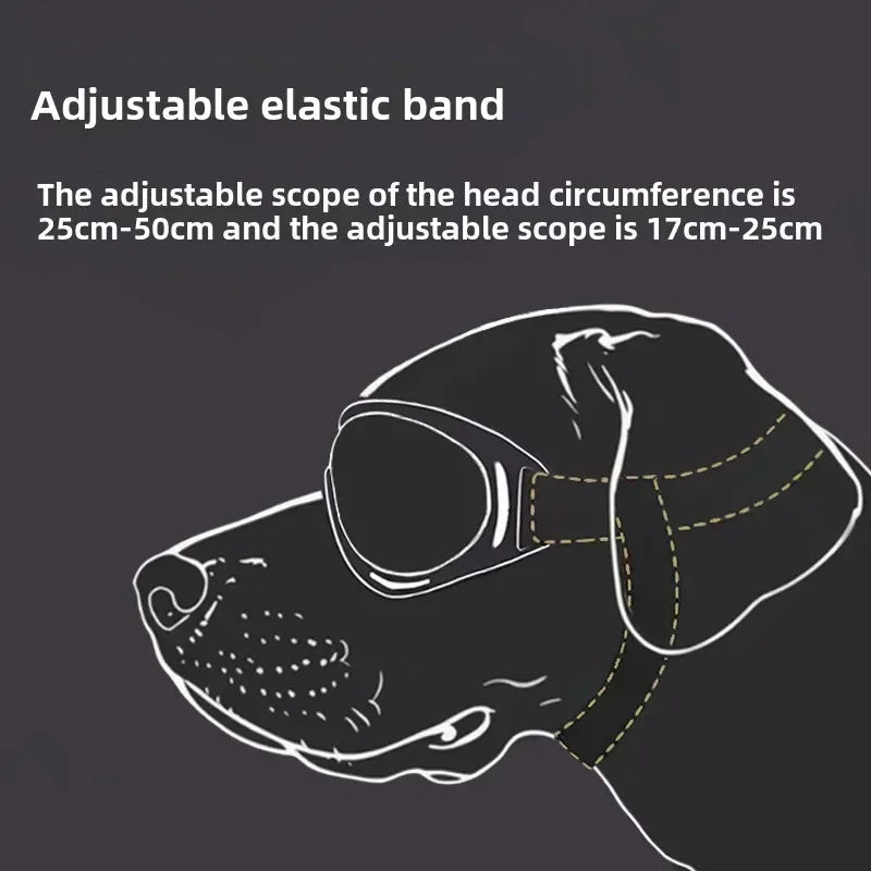 Pet Goggles Adjustable Anti UV Eye Protection for Dogs