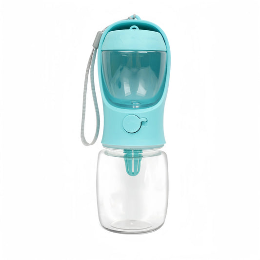 Portable Dog Cat Water Bottle With Storage Food Container