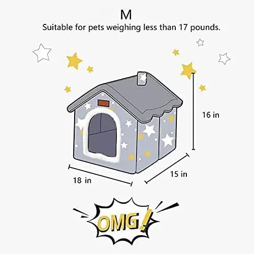 Indoor Foldable Soft Kennel Bed For Dogs And Cats Cushioned