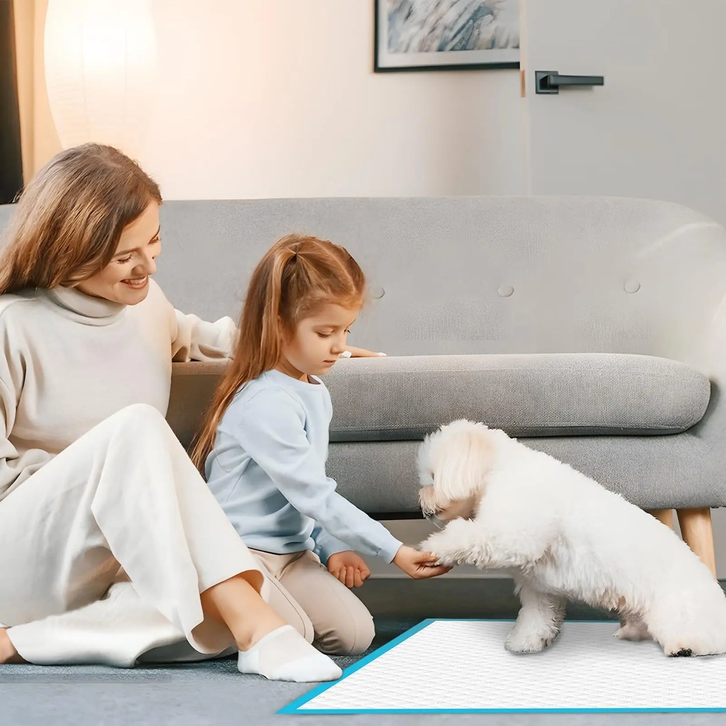 Super Absorbent Dog Pee Pads Disposable Puppy Training Pads Multi Size Leak-Proof Pet Potty Mat Quick-Dry Cat Dog Diaper Indoor Pet Urine Mat Toilet Supplies