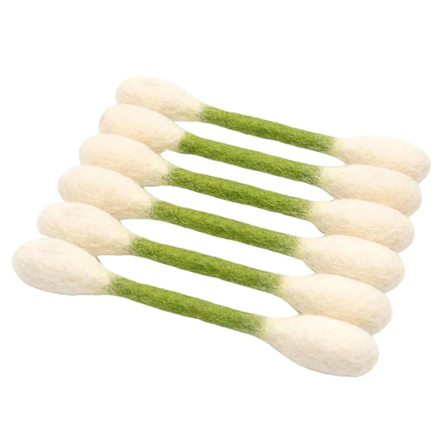 Cotton Swab Shaped Catnip Toy Six Pack Felt Kitty Chew