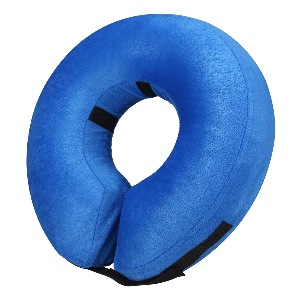 Dog Collar After Surgery Protective Inflatable Soft Blow Up Collar for Pet Recovery for Small Medium Large Dogs Cats Drink Eat