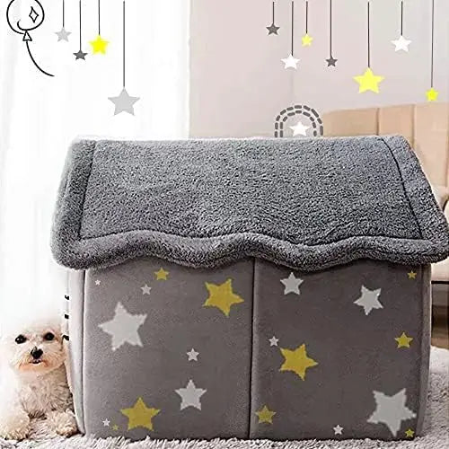 Indoor Foldable Soft Kennel Bed For Dogs And Cats Cushioned