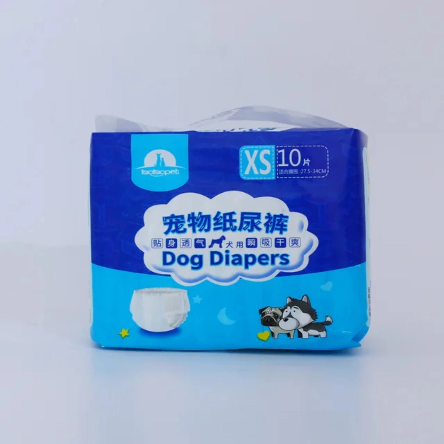 10PCS Disposable Dog Diapers Female Male Super Absorption Physiological Cat Pet Leakproof Nappies Pants Breathable Puppy Short