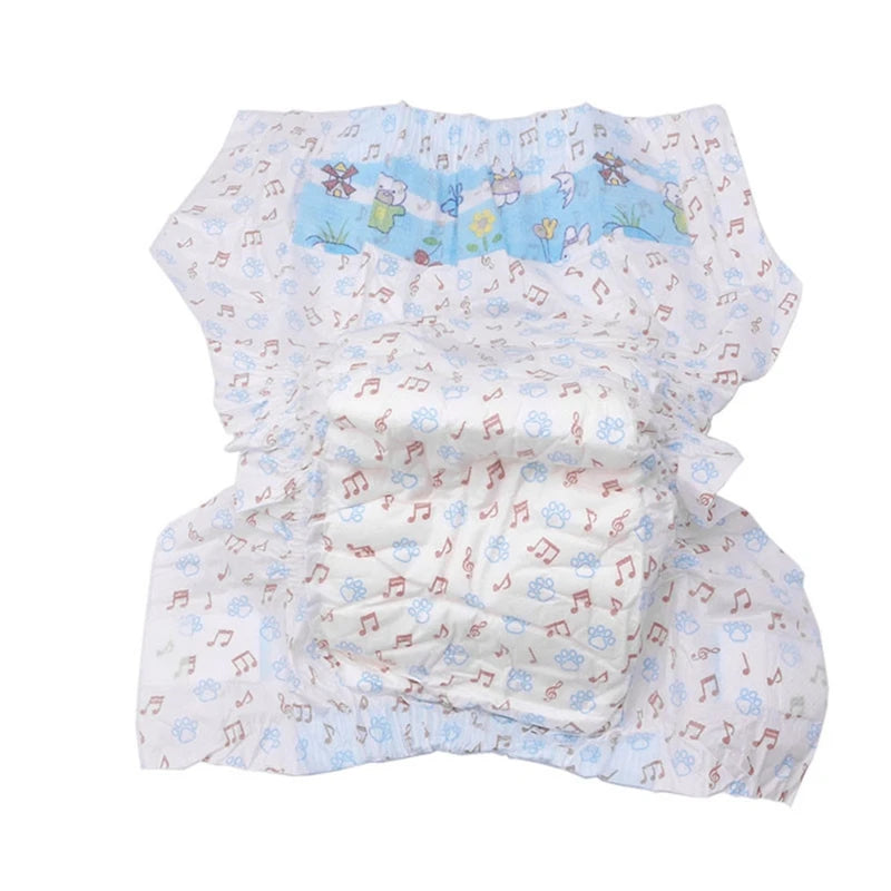 10/12PCS/pack Super Absorption Physiological Pants Dog Diapers For Dogs Pet Female/Male Dog Disposable Leakproof Nappies Puppy