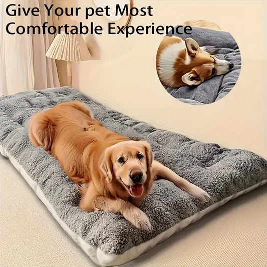 Plush Dog Bed Soft Polyester Mat For Dogs And Pets