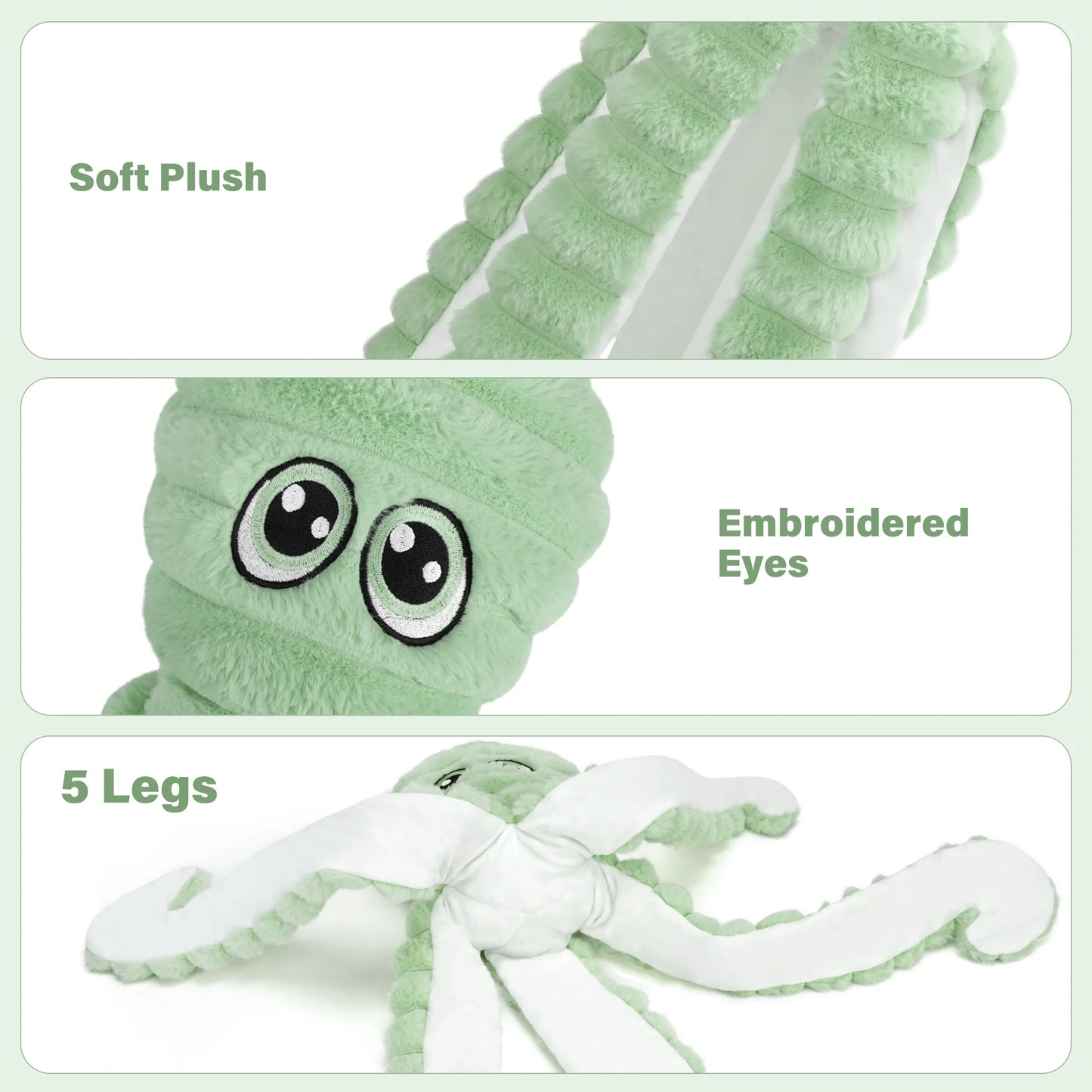 Durable Grinding Teeth Squeaky Plush Interactive Dog Toy