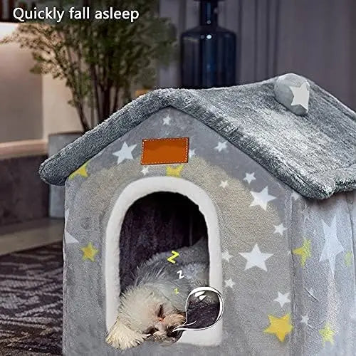 Indoor Foldable Soft Kennel Bed For Dogs And Cats Cushioned