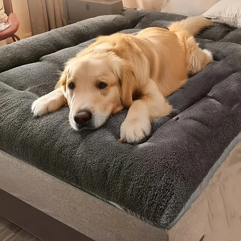 Plush Dog Bed Soft Polyester Mat For Dogs And Pets