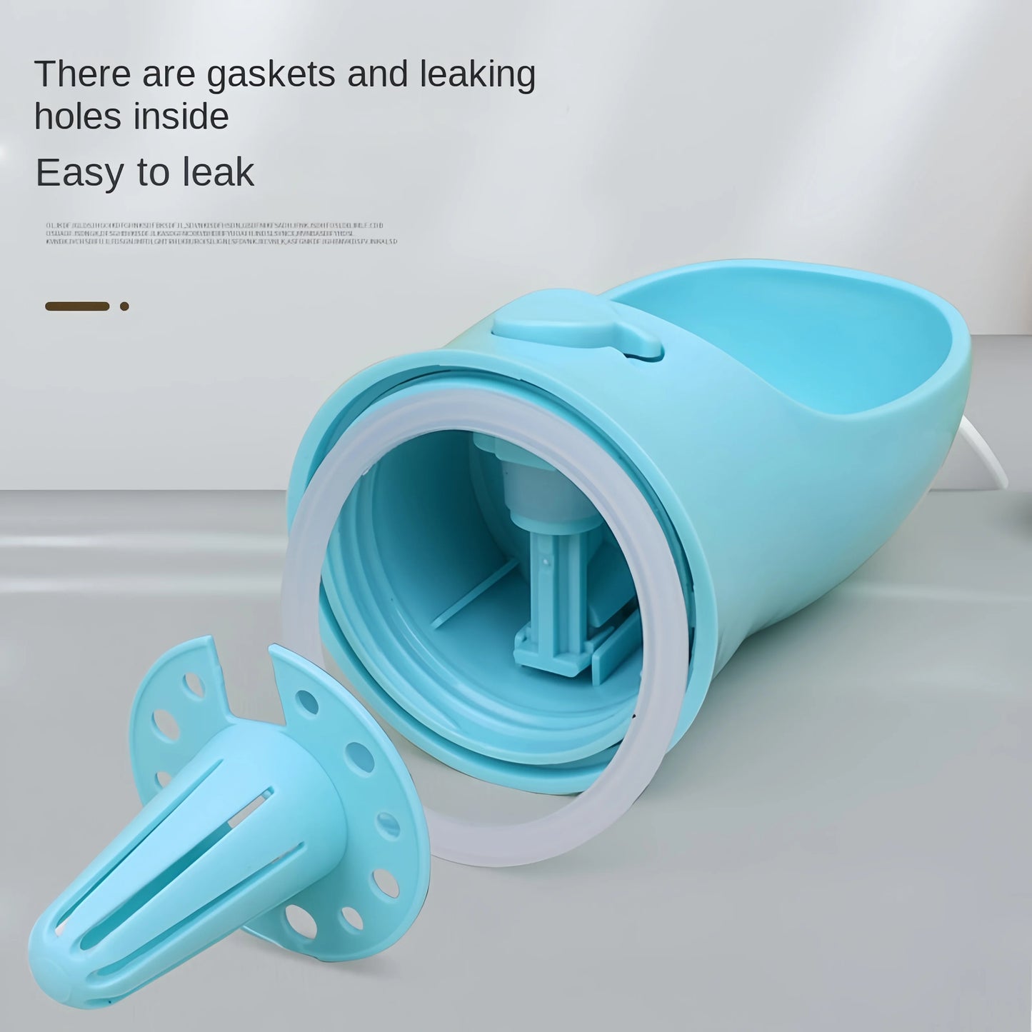 Portable Dog Cat Water Bottle With Storage Food Container