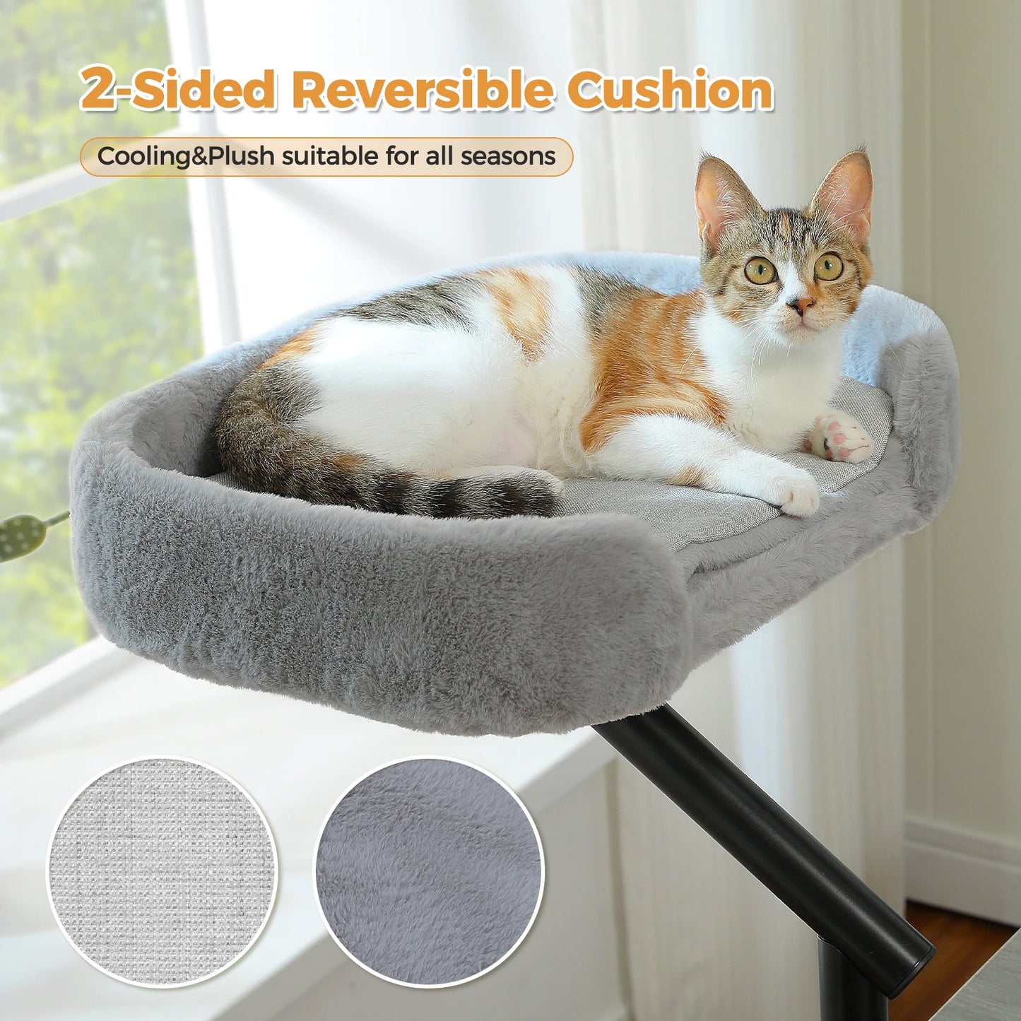 PAWZ Road Cat Desk Bed Rotatable Stand for Indoor Cats