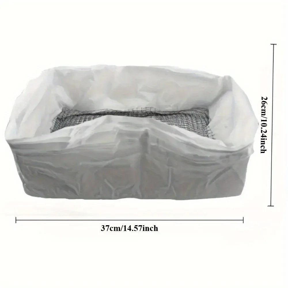 10pcs Washable Cat Litter Filters - Easy to Use, Recyclable, Excellent Workmanship, Designed for Pet Litter Box Liners